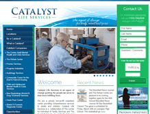 Tablet Screenshot of catalystlifeservices.org